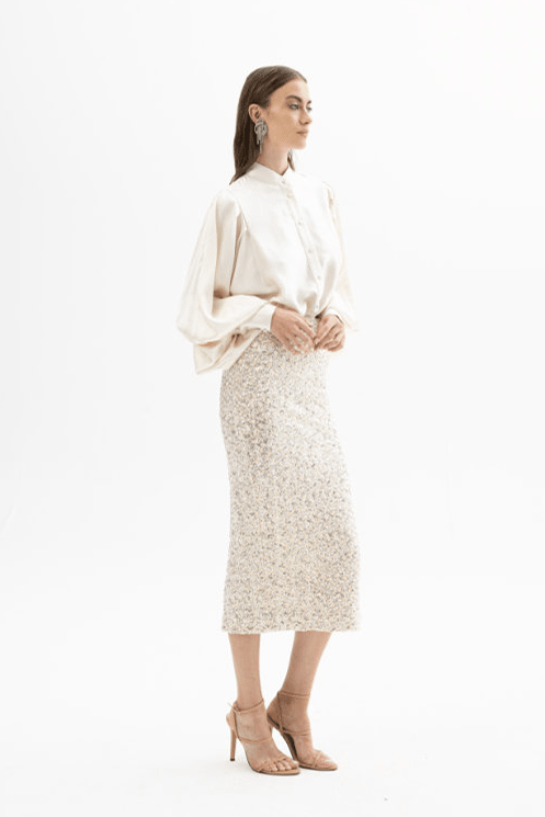 Gonna con paillettes all over - YES SHOPGonneACTUALEEGO003560-IT 341349256742771