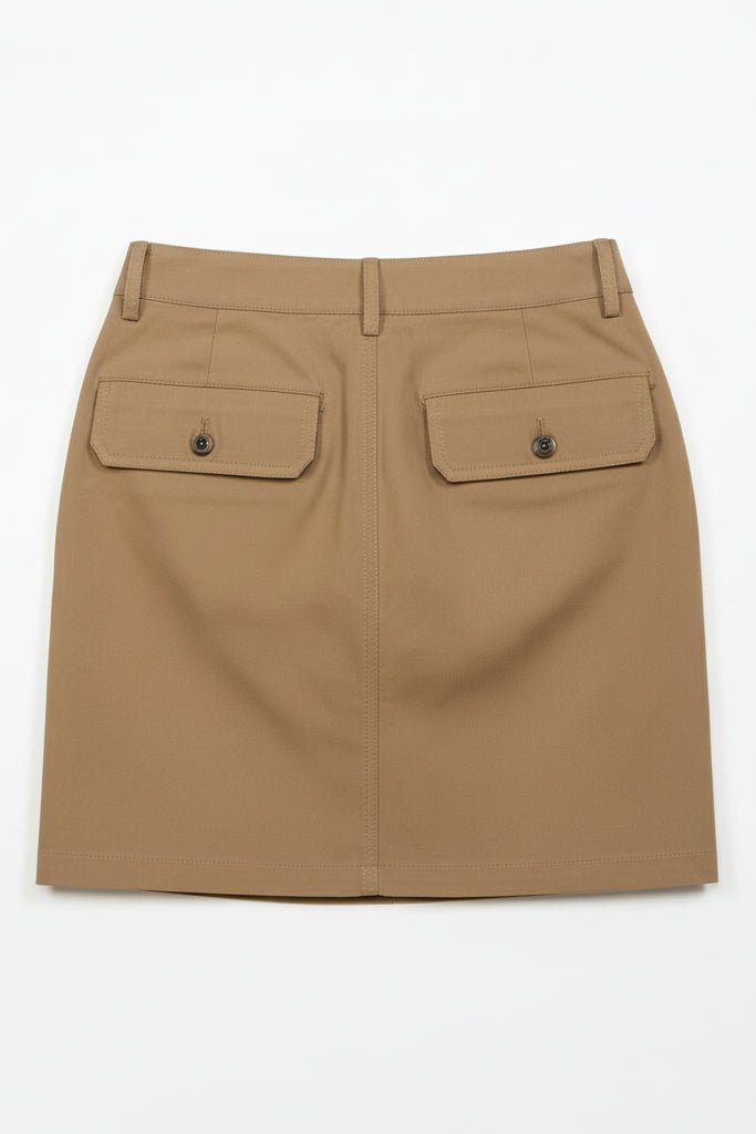 Gonna corta con pinces tortora - YES SHOPGonneGRIFONIG1AB0011-IT 347378485344771