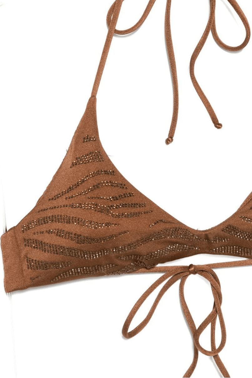 Slip Virgo regolabile fantasia zebrata glitter - YES SHOPCostumi da bagnoMC2 SAINT BARTHVIR0001/08605L-XXS