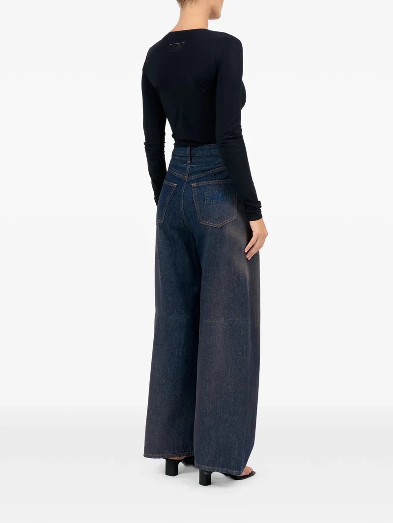 Jeans balloon 5 tasche in denim scuro - YES SHOPJeansMM6 MAISON MARGIELAS62LB0218/M68-W24