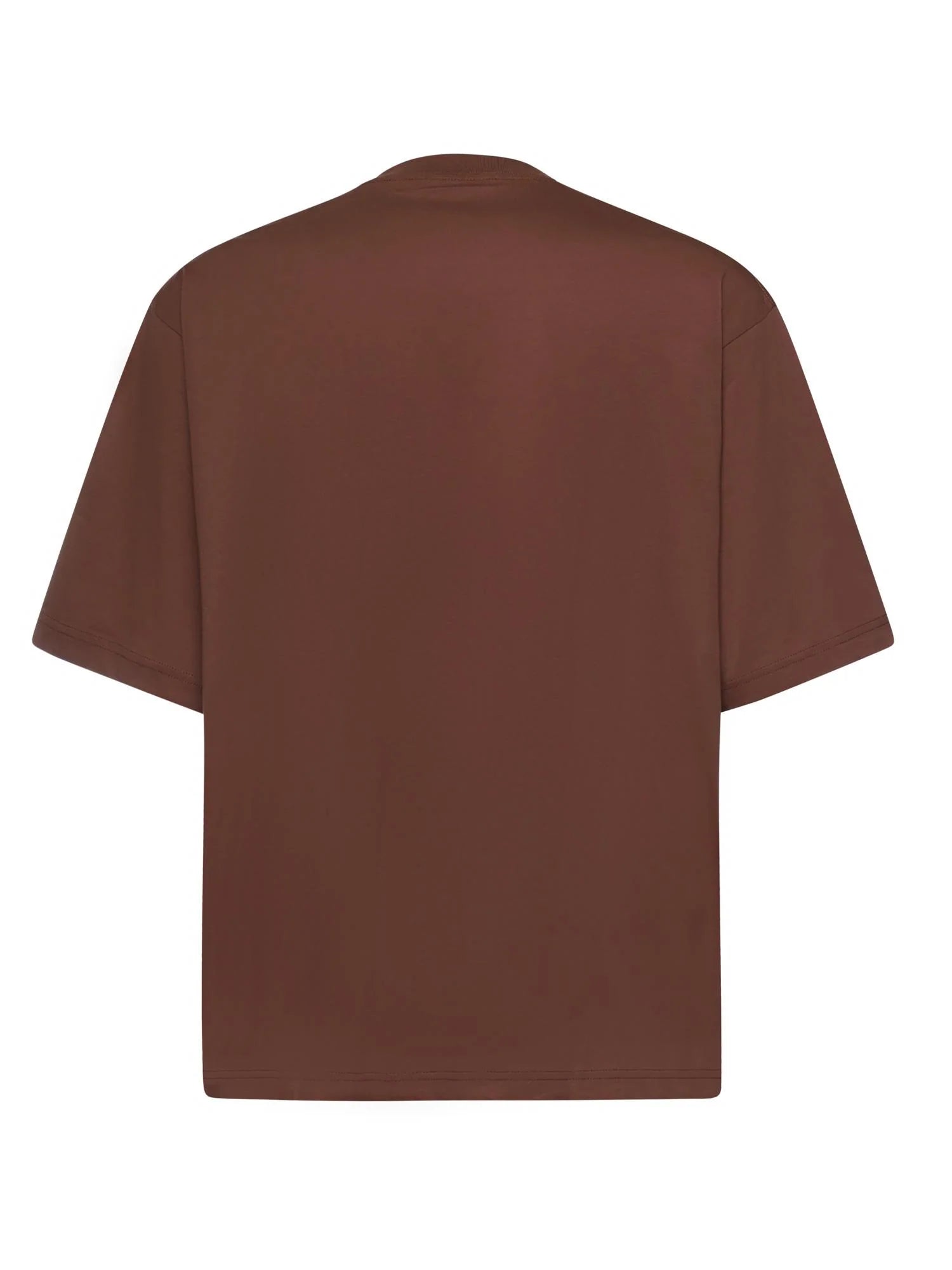 T-shirt marrone con stampa - YES SHOPT-shirtMARNIHUMU02230P USCY76-IT 425497214652771