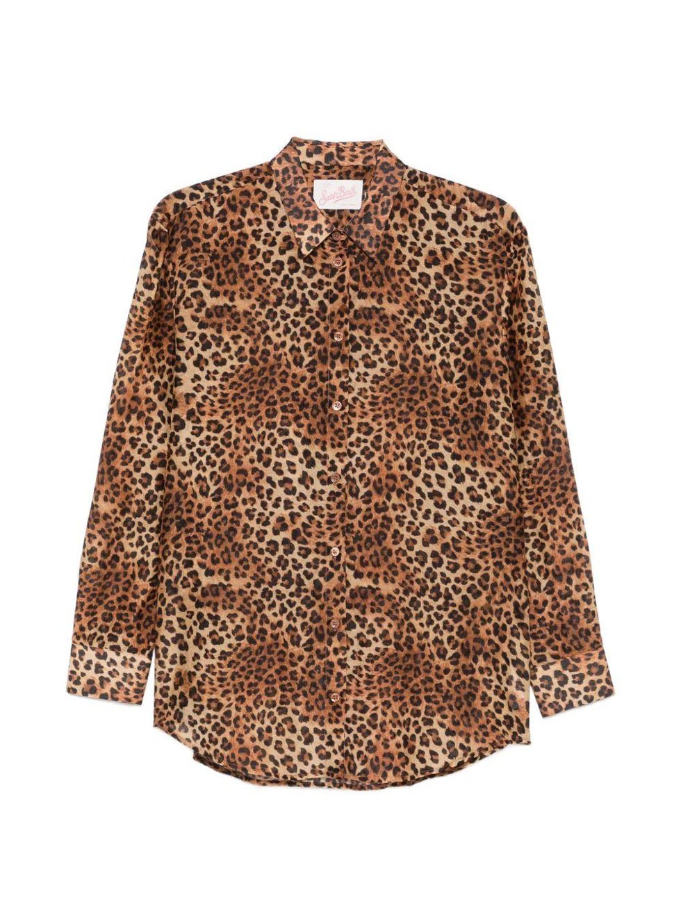 Camicia Brigitte in seta voile stampa maculata - YES SHOPCamicieMC2 SAINT BARTHBRIG001/00168L-XXS