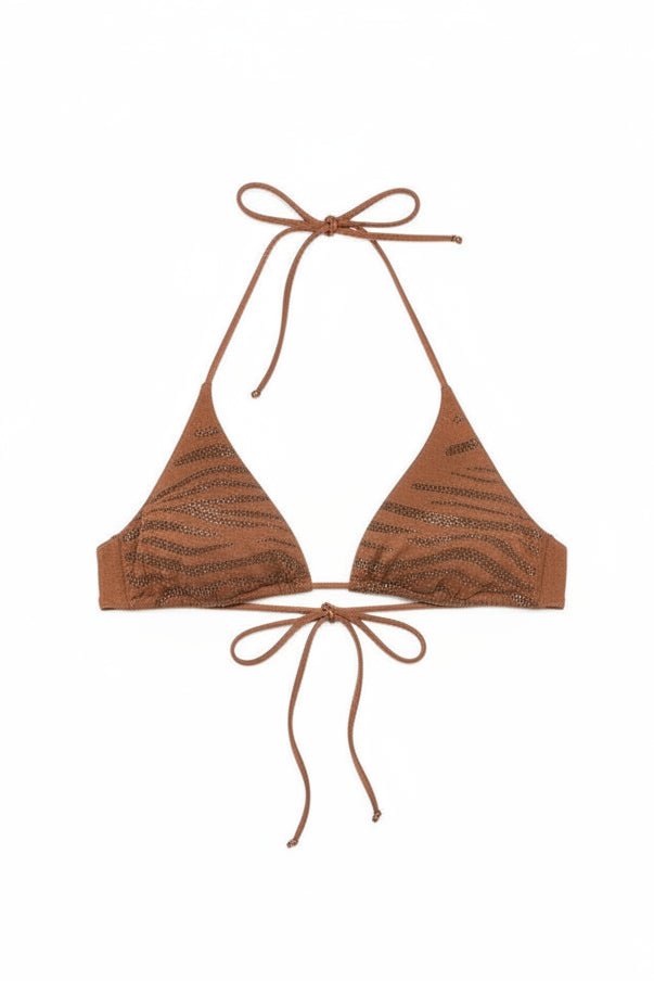 Slip Virgo regolabile fantasia zebrata glitter - YES SHOPCostumi da bagnoMC2 SAINT BARTHVIR0001/08605L-XXS