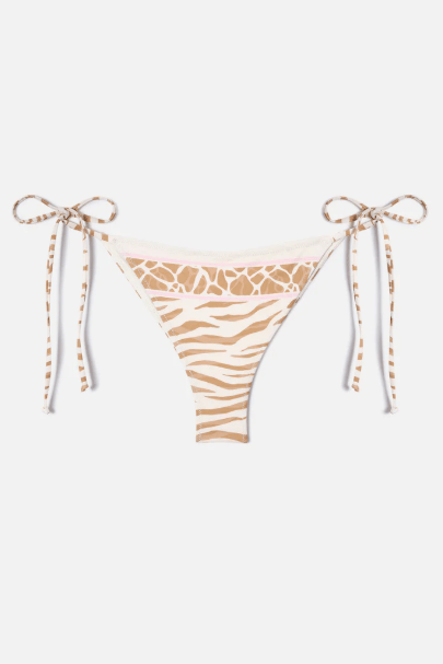 Slip Marielle brasile regolabile safari skin beige - YES SHOPCostumi da bagnoMC2 SAINT BARTHMRL0001/09095L-XXS
