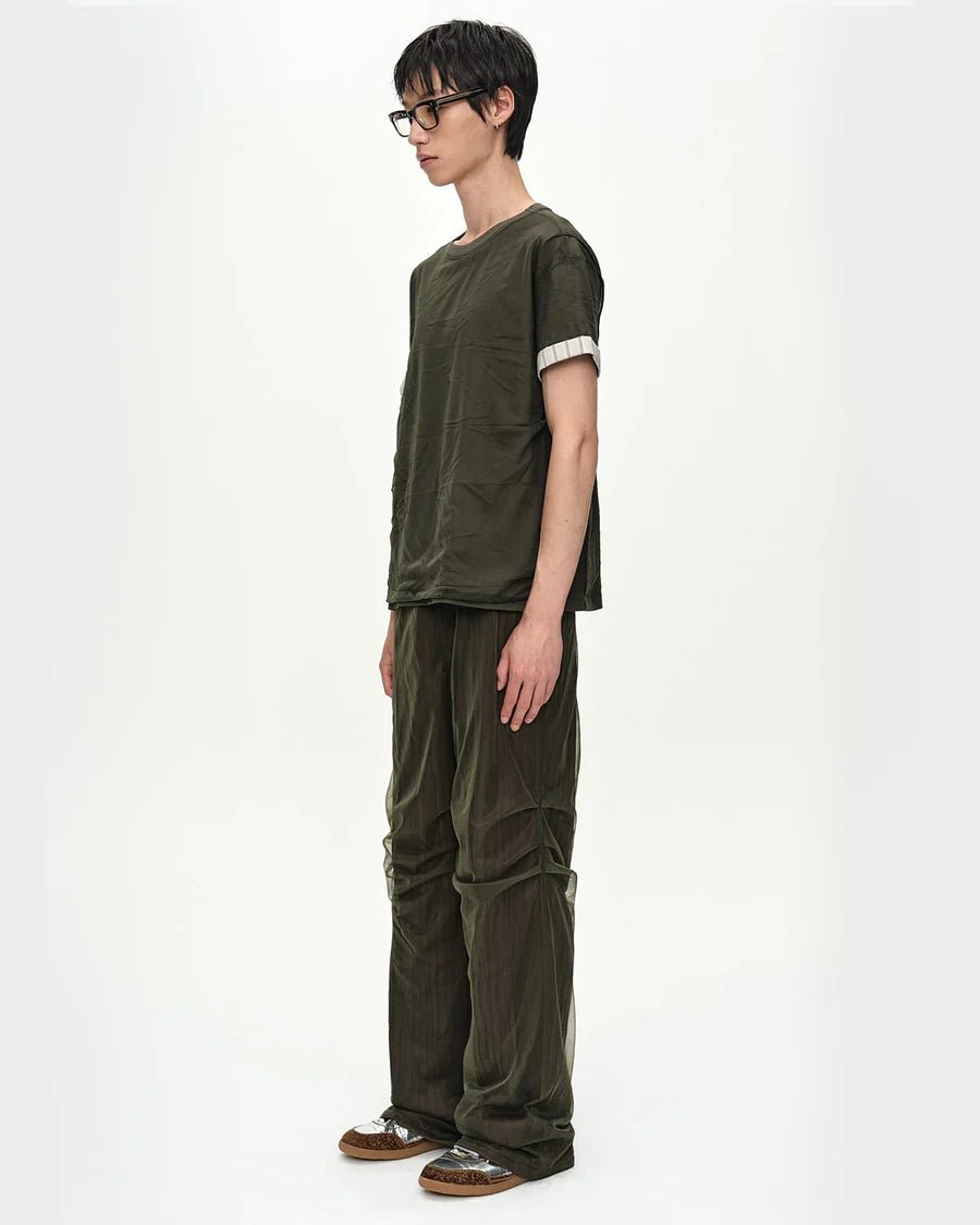 T-shirt verde sovrapposta - YES SHOPT-shirtANDERSON BELLATB1543M-XXS