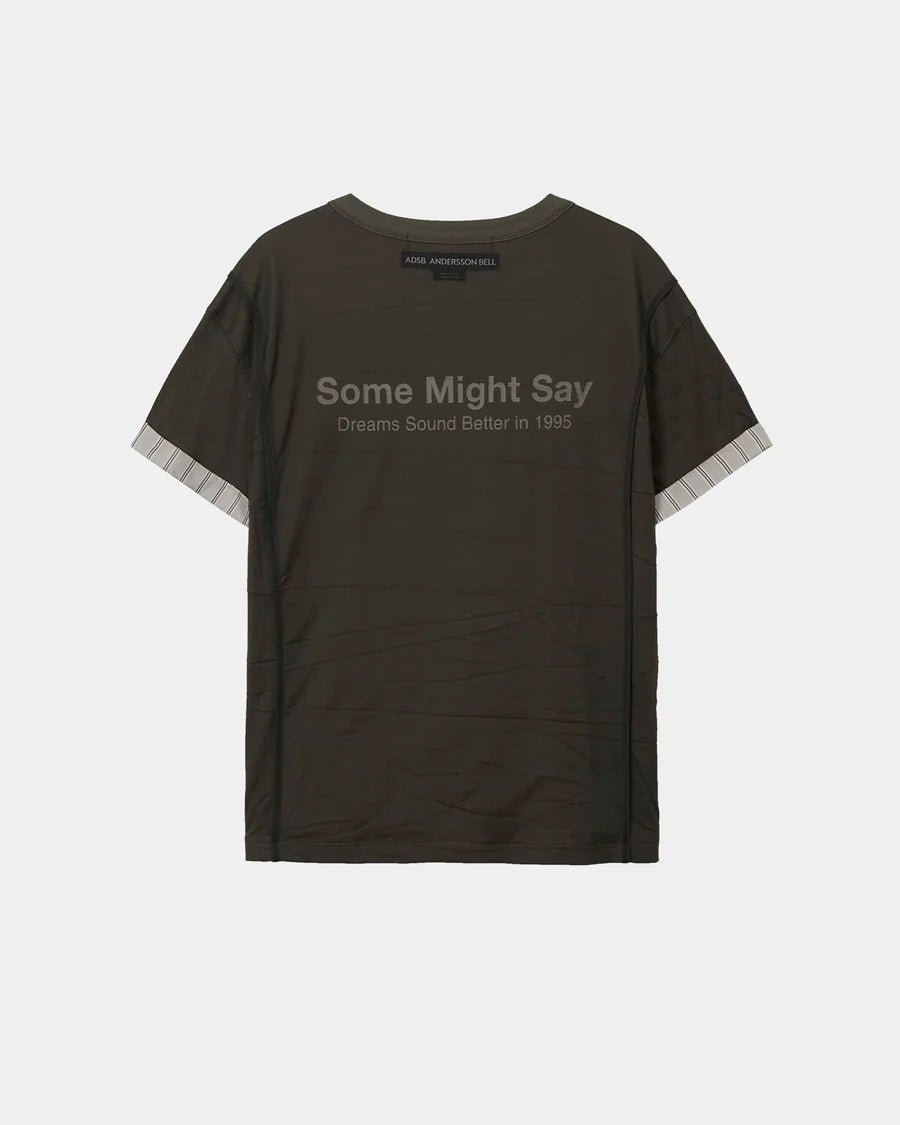 T-shirt verde sovrapposta - YES SHOPT-shirtANDERSON BELLATB1543M-XXS
