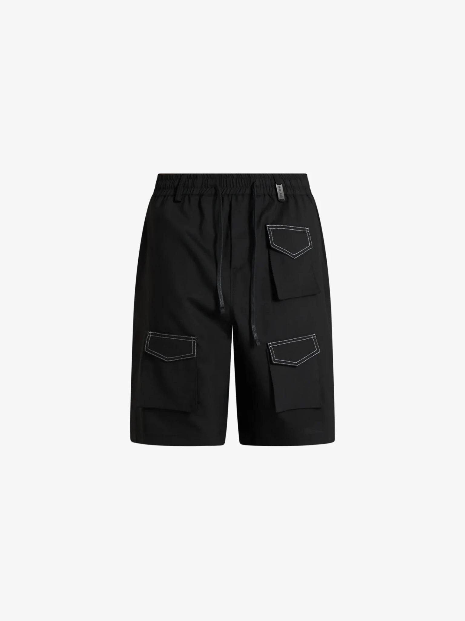 Bermuda cargo nero in misto lana - YES SHOPBermudaDARK LABELDRKS274-XXS
