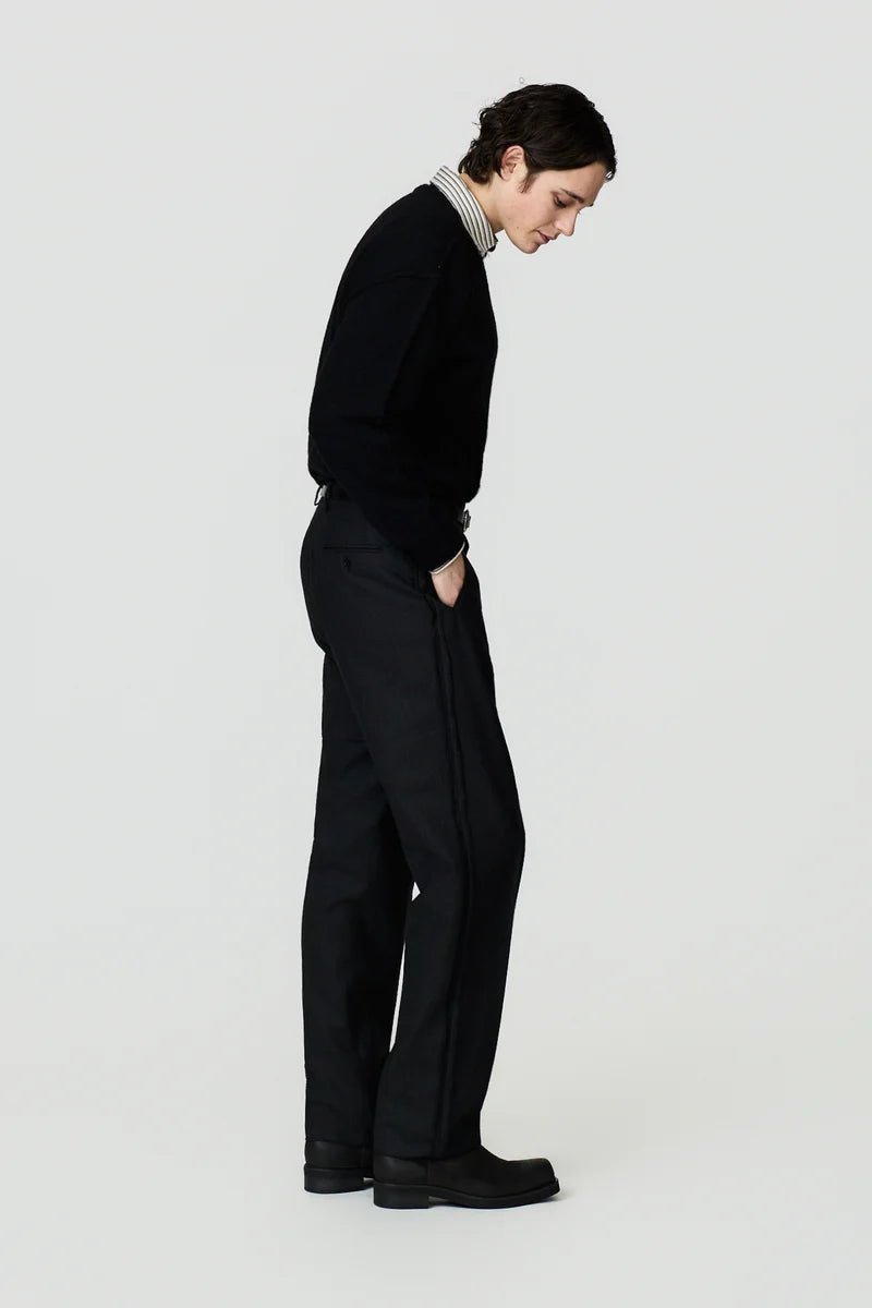 Pantalone Troy in lana antracite - YES SHOPPantaloniDANILO PAURA16DP60060000037-IT 361933164952971