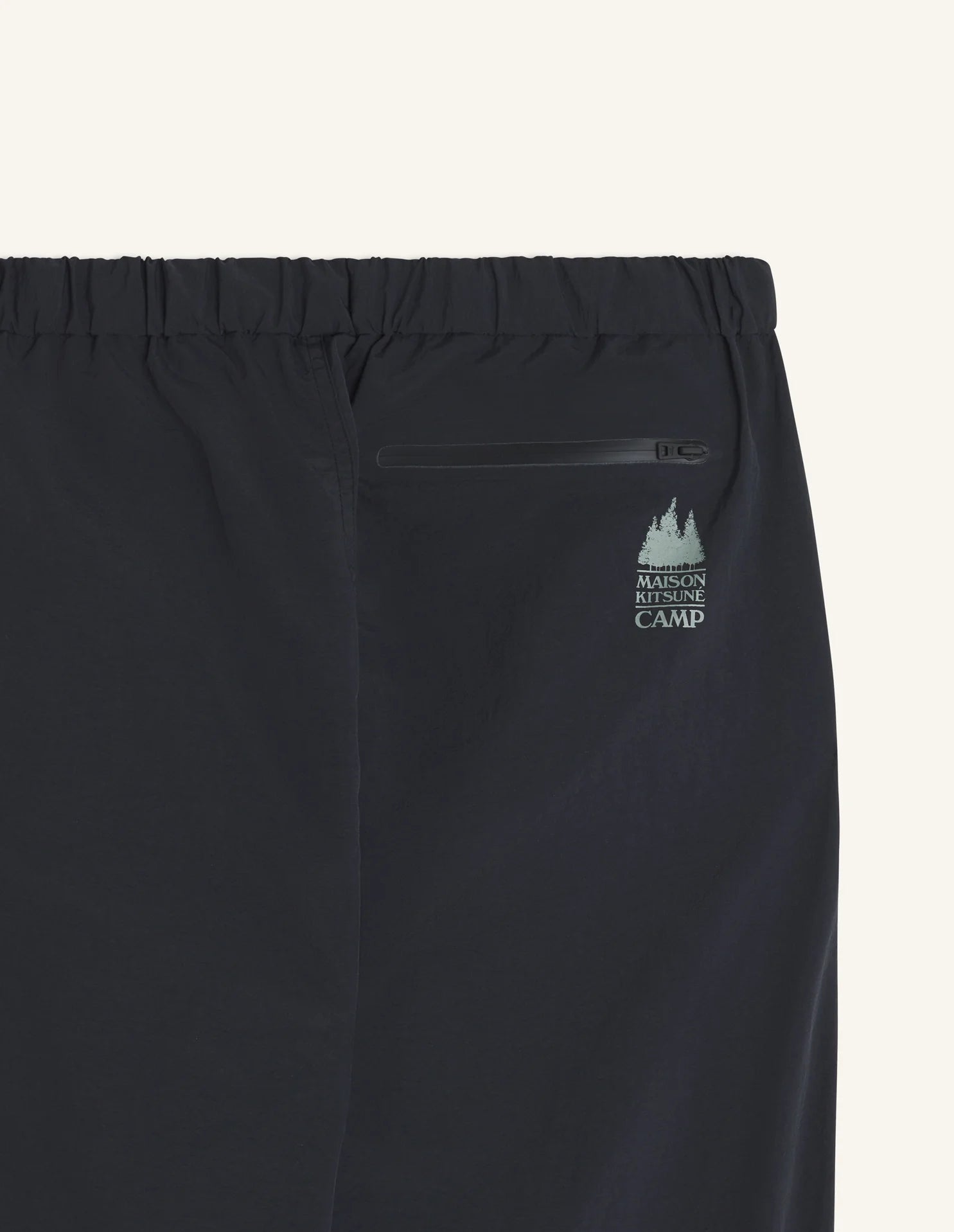 Pantalone nero tecnico con cintura - YES SHOPPantaloniMAISON KITSUNEQM01108WQ4081-XXS1540031776771
