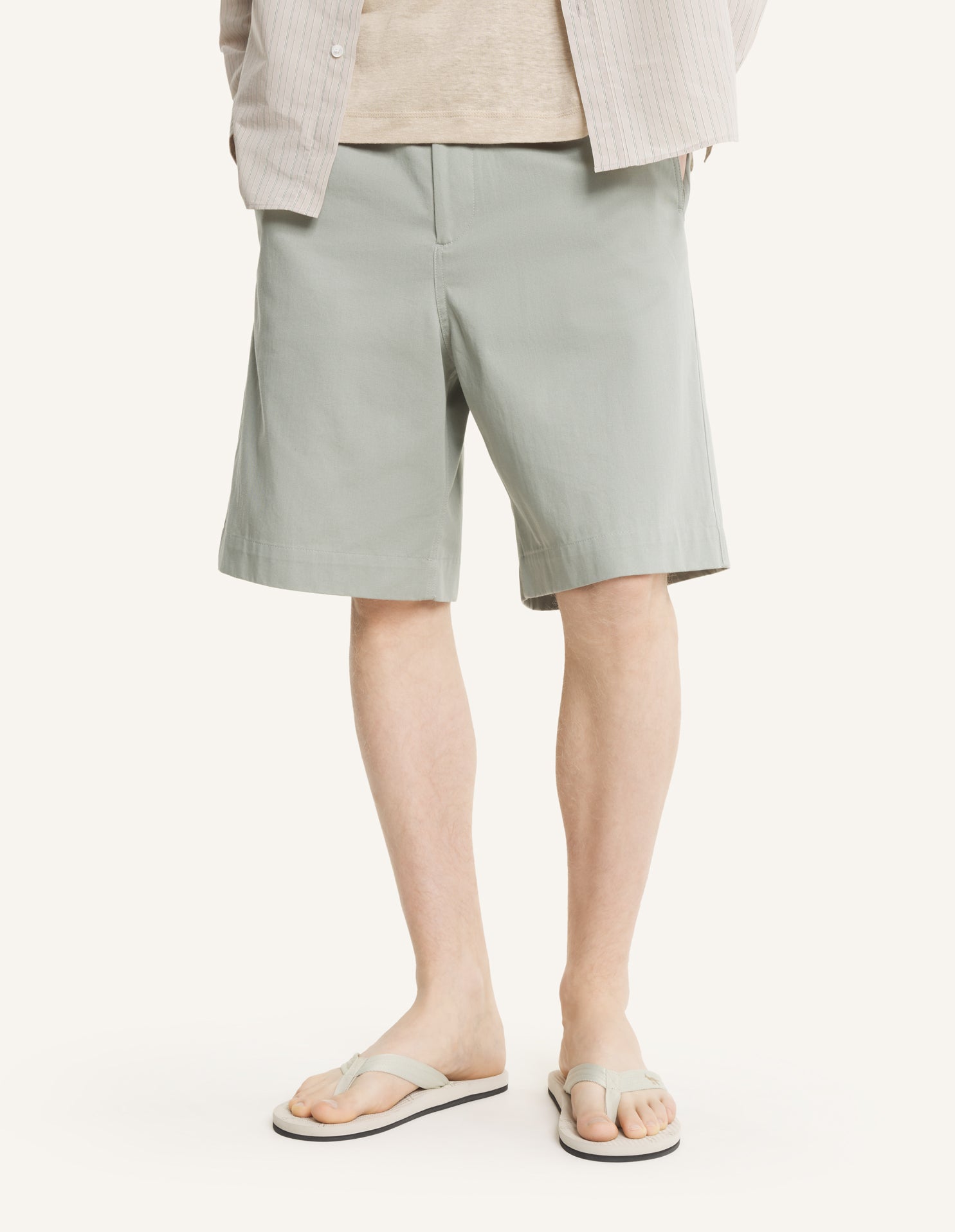 Bermuda verde acqua con elastico in vita - YES SHOPBermudaMAISON KITSUNEQM01404WW9107-XXS9840031776771