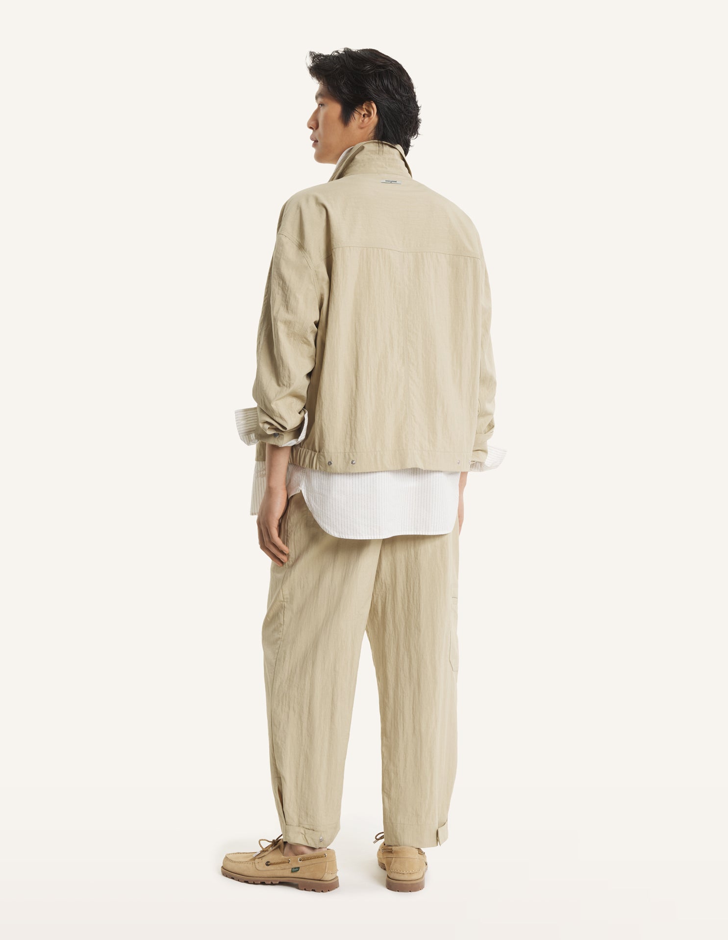 Giubbotto beige con zip e tasconi - YES SHOPGiubbottiMAISON KITSUNEQM02102WW9082-0450-XXS5211108863771