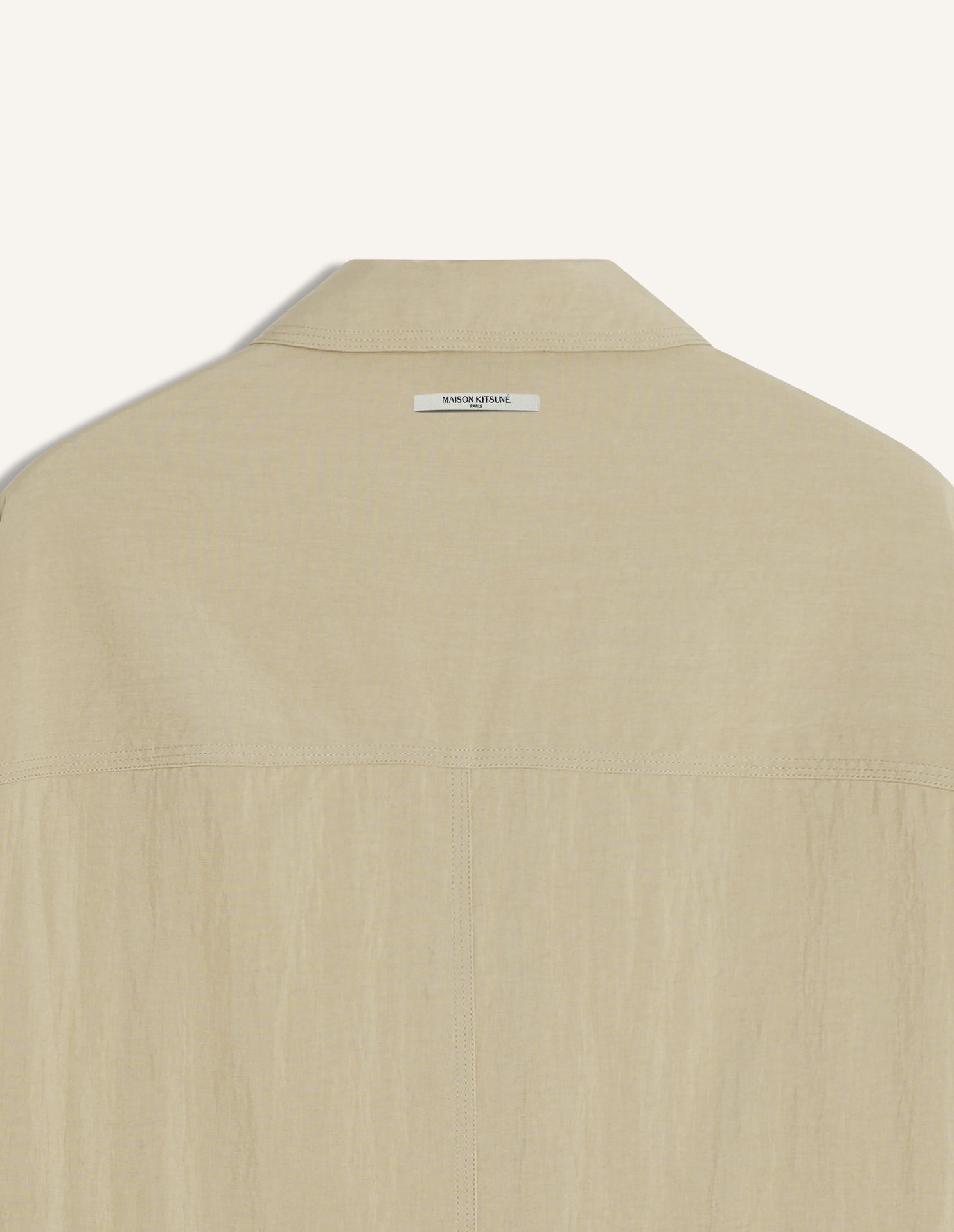 Giubbotto beige con zip e tasconi - YES SHOPGiubbottiMAISON KITSUNEQM02102WW9082-0450-XXS5211108863771