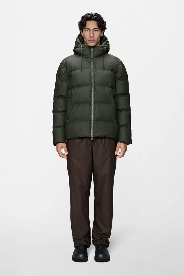 Puffer Alta verde effetto traslucido - YES SHOPGiubbottiRAINS15120-36956273710971