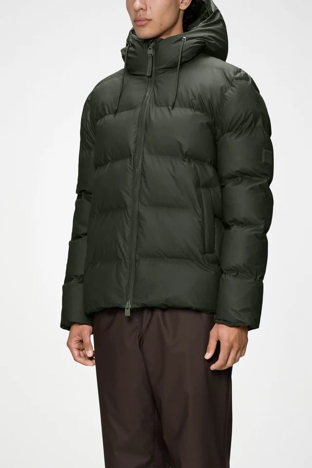 Puffer Alta verde effetto traslucido - YES SHOPGiubbottiRAINS15120-36956273710971