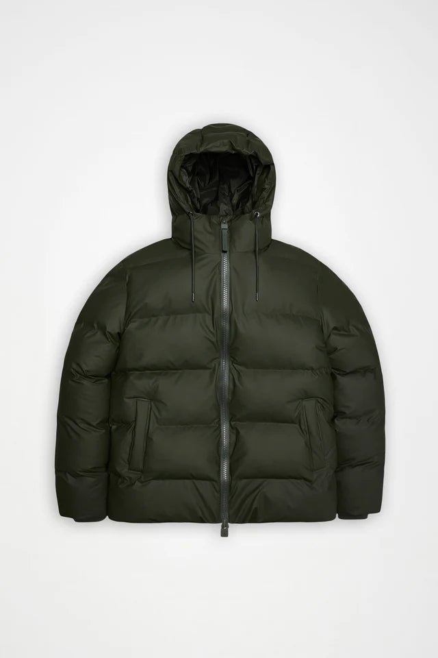 Puffer Alta verde effetto traslucido - YES SHOPGiubbottiRAINS15120-36956273710971