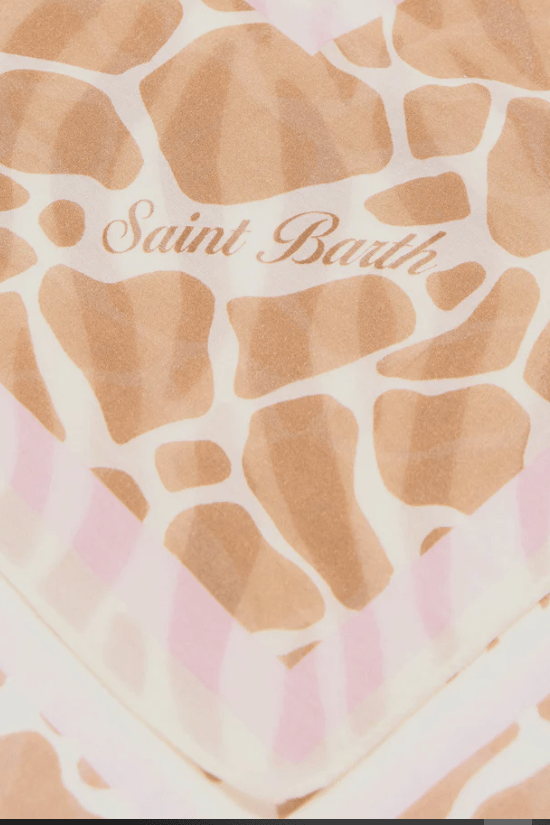 Pareo in seta voile safari skin beige - YES SHOPBeachwearMC2 SAINT BARTHTAIT001/09738L-Taglia unica
