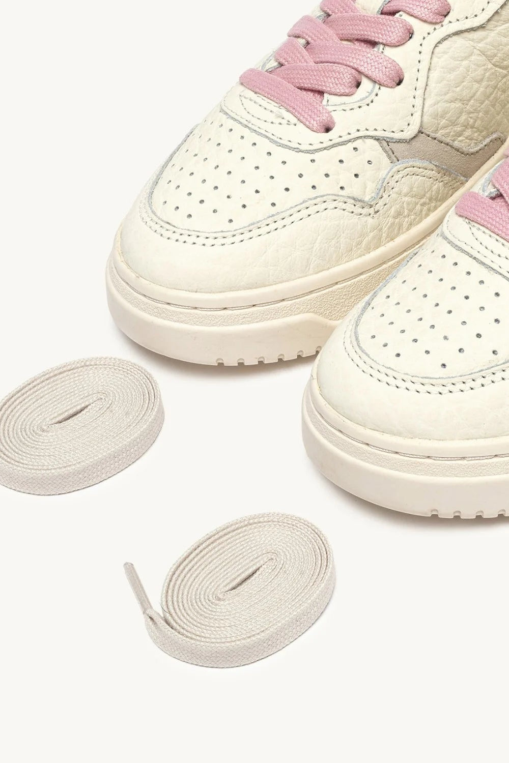 Sneakers medialist low in pelle rosa, sand e leopard - YES SHOPScarpe sportiveAUTRYAULW-NZ01-IT 36