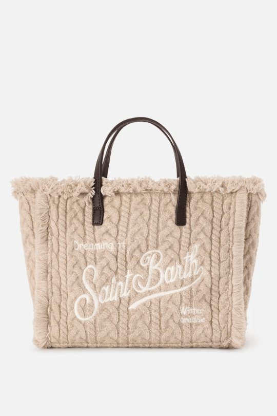 Borsa Colette in lana intrecciata beige - YES SHOPBorse a tracollaMC2 SAINT BARTHCOL0047/00462M-Taglia unica