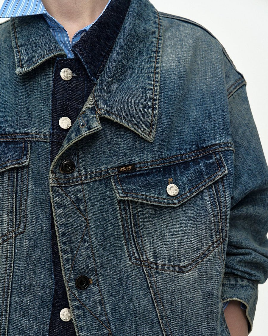 Giacca di jeans a strati - YES SHOPGiubbottiANDERSON BELLAWA747U-XXS