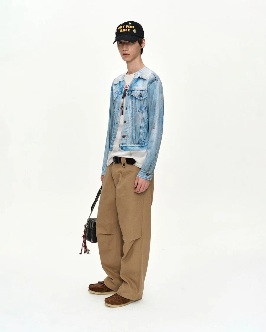 Maglia Trompe l'Oeil con stampa giacca jeans - YES SHOPMaglieADSB ANDERSSON BELLATB1548U-XXS4056375068771