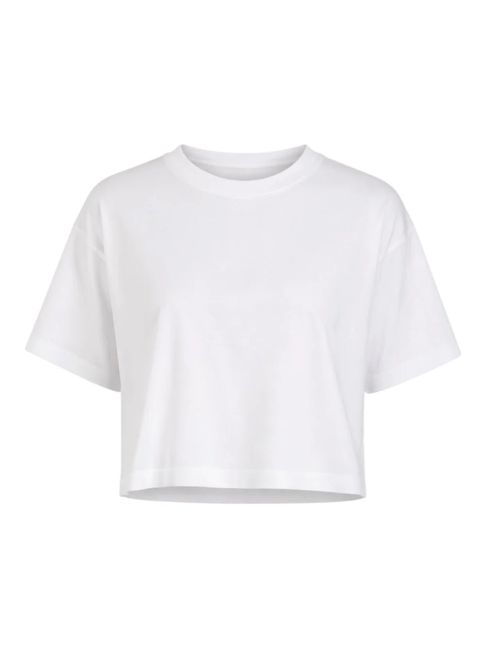 T-shirt crop bianca girocollo - YES SHOPT-shirtDONDUPDS077/DD/JF0350D-XXS
