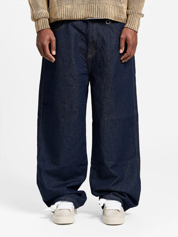 Jeans Baggy Indigo: Modello Essential Raw Denim