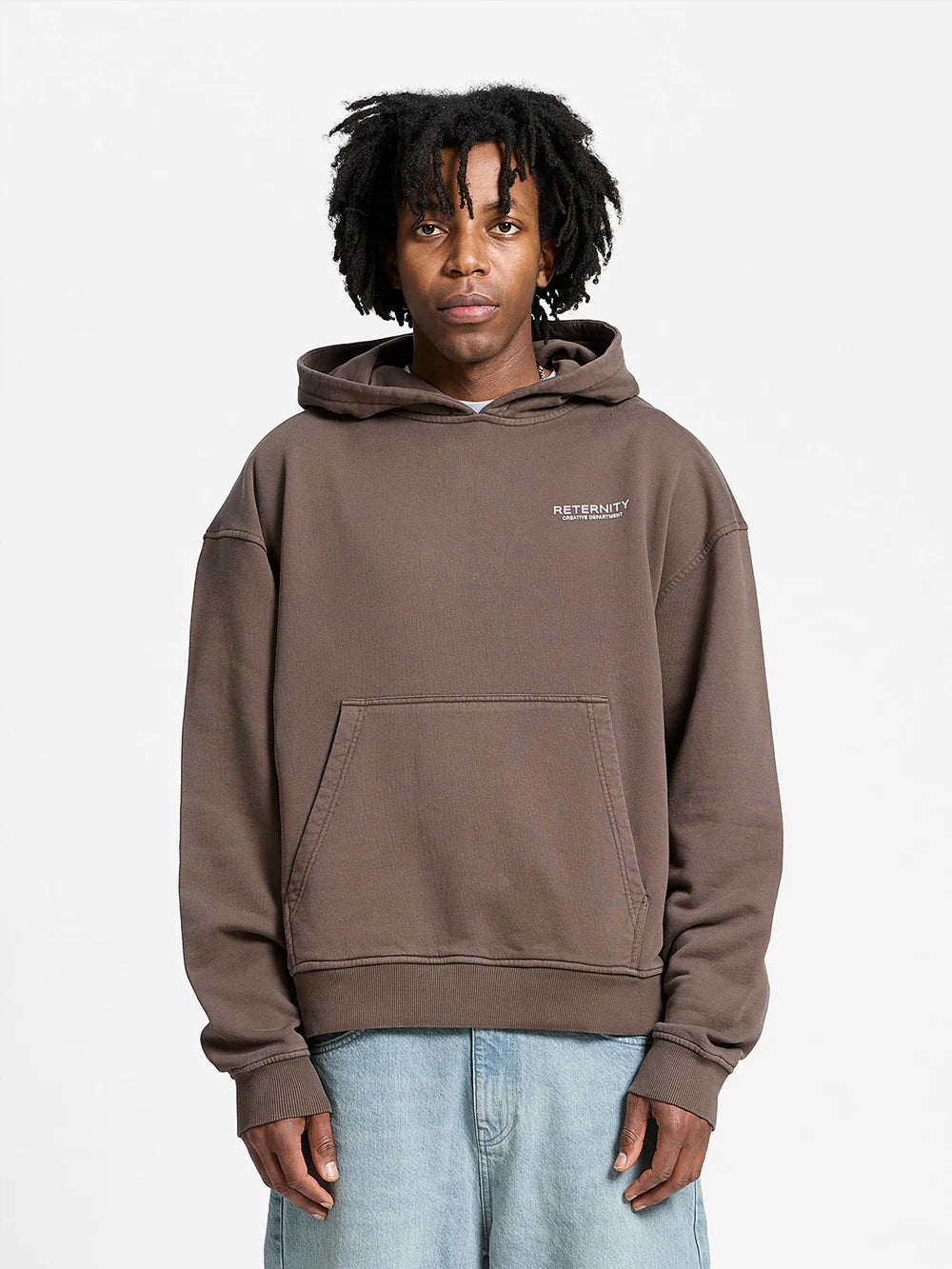 Felpa Creative Dept Marrone: Design Iconico