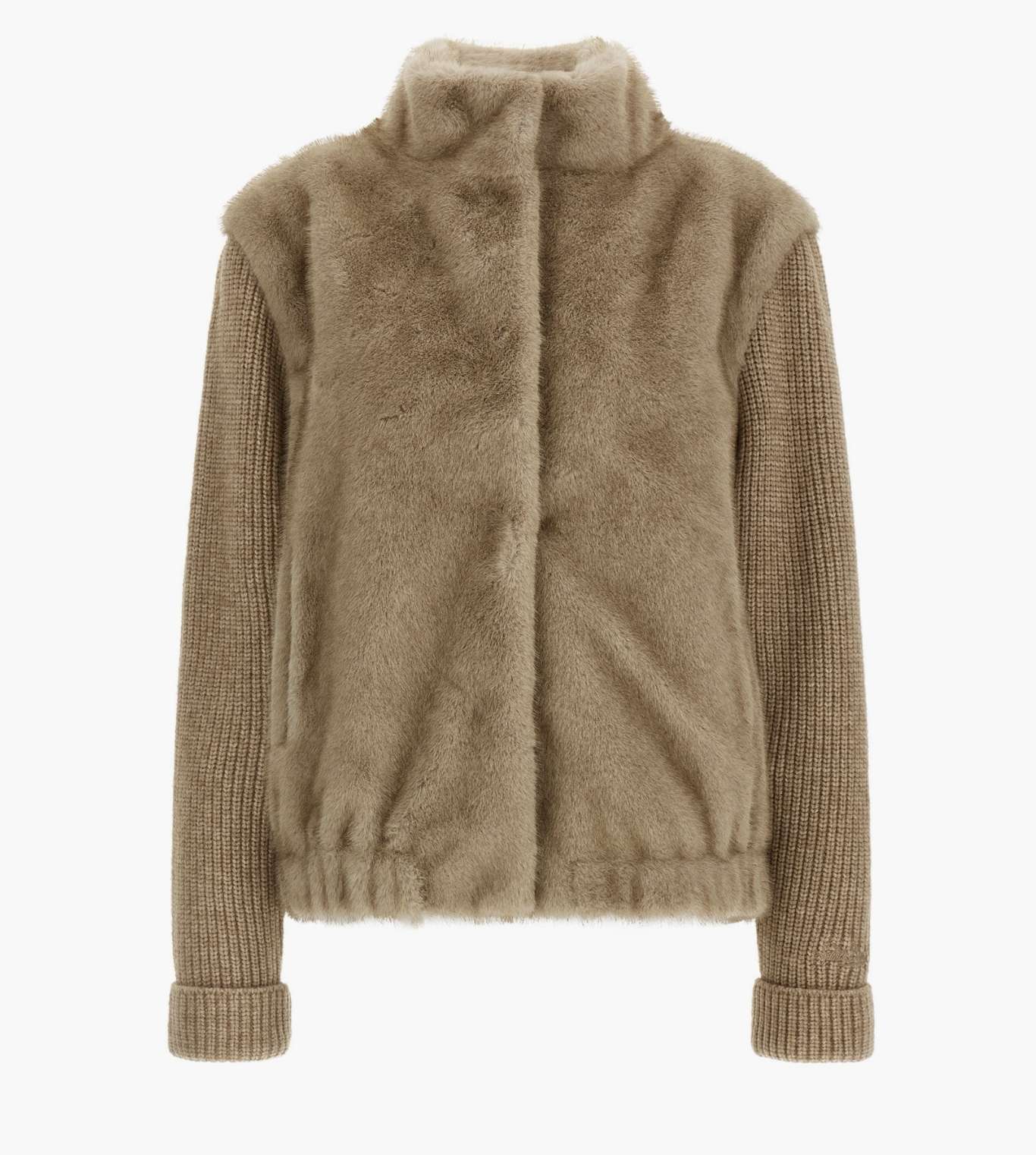 Bomber in Pelliccia Sintetica: MC2 Saint Barth