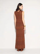 Gilet Kimono lungo giromanica bronzo in lurex lace - YES SHOPCardiganAKEPGLKD13209-XXS7699585344771