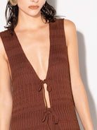 Gilet Kimono lungo giromanica bronzo in lurex lace - YES SHOPCardiganAKEPGLKD13209-XXS7699585344771