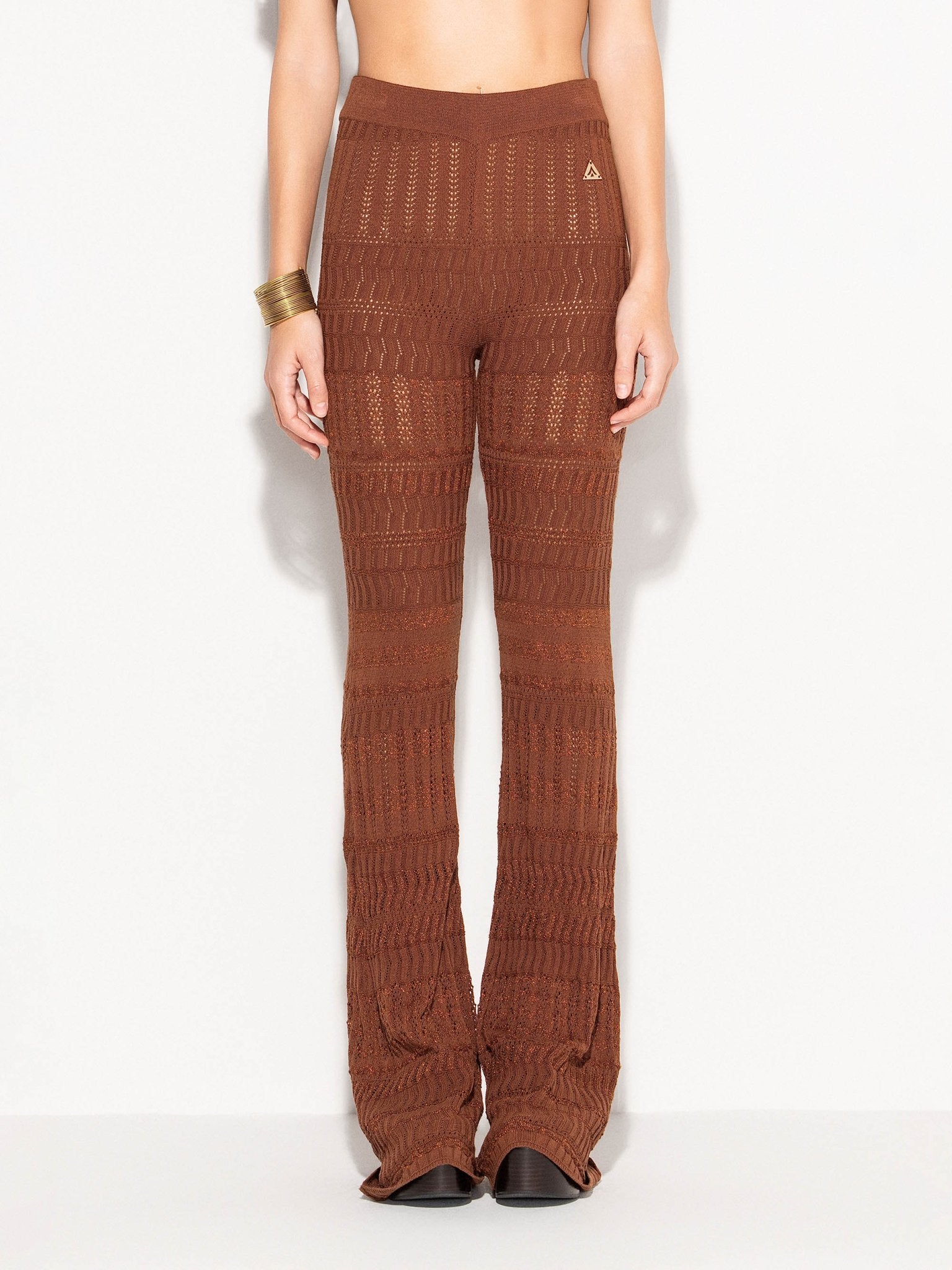 Pantalone lurex lace moro - YES SHOPPantaloniAKEPPTKD13211-XXS3623454503771