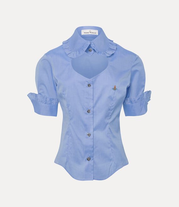 Camicia Toulouse azzurra con volant - YES SHOPCamicieVIVIENNE WESTWOOD1051006I/W01ES-IT 34