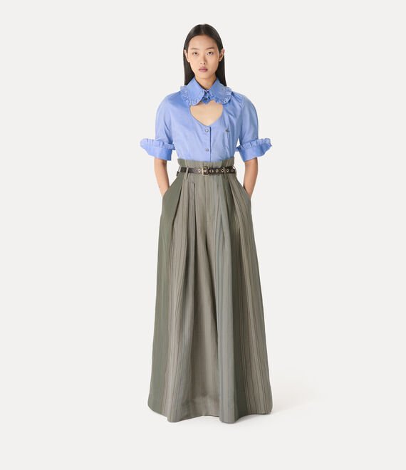 Camicia Toulouse azzurra con volant - YES SHOPCamicieVIVIENNE WESTWOOD1051006I/W01ES-IT 34