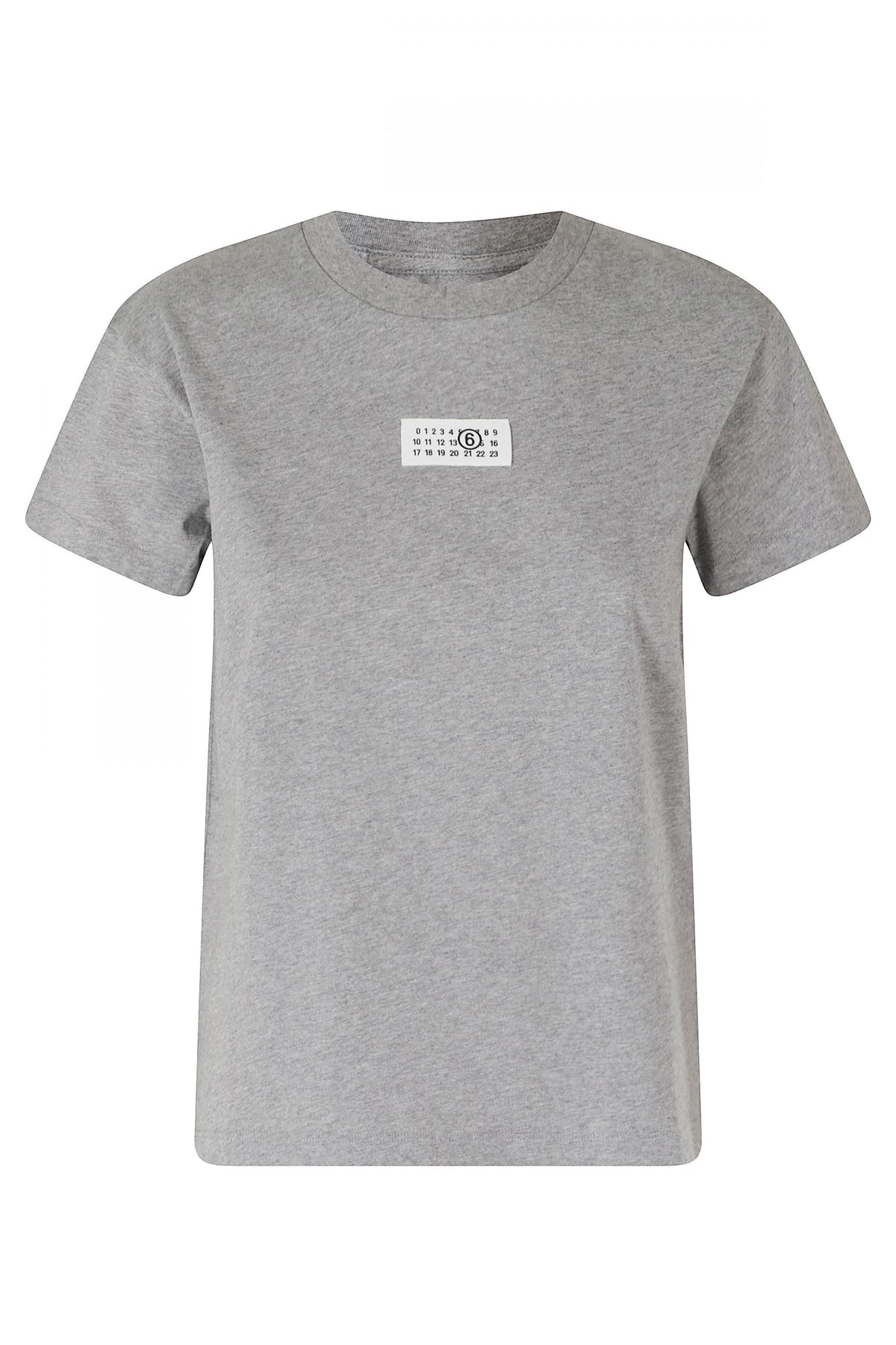 T-shirt MM6 basic slim grigia melange - YES SHOPT-shirtMM6 MAISON MARGIELAS52GC0371-0