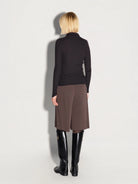 Polo a costine in lana caffè - YES SHOPPoloAKEPPLKD15142-6