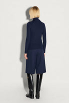Polo a costine in lana blu notte - YES SHOPPoloAKEPPLKD15142-6
