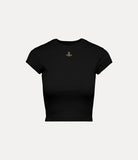T-shirt Baby Perù nera a costine - YES SHOPT-shirtVIVIENNE WESTWOOD1G010019-J009C-XXS3545549676771