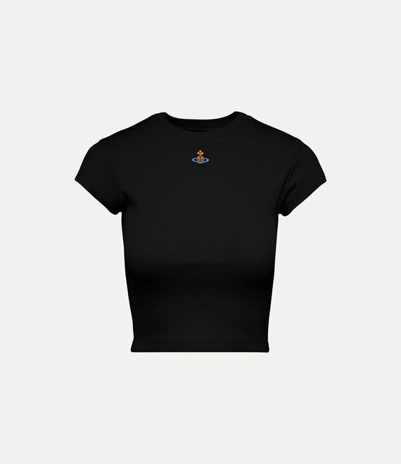 T-shirt Baby Perù nera a costine - YES SHOPT-shirtVIVIENNE WESTWOOD1G010019-J009C-XXS3545549676771