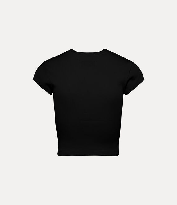 T-shirt Baby Perù nera a costine - YES SHOPT-shirtVIVIENNE WESTWOOD1G010019-J009C-XXS3545549676771