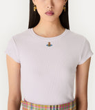 T-shirt Baby Perù bianca a costine - YES SHOPT-shirtVIVIENNE WESTWOOD1G010019-J009C-XXS9645549676771