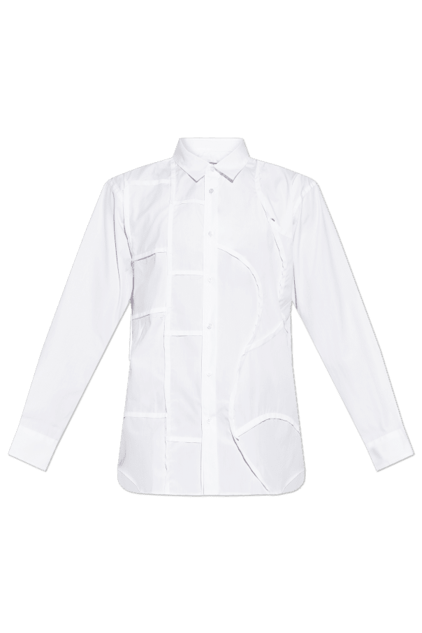 Camicia bianca con ricami a taglio vivo - YES SHOPCamicieCOMME DES GARÇONSFQ-B029-S26-2-XXS5638364068771