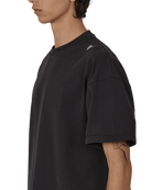 T-shirt nera in cotone con logo su spalla - YES SHOPT-shirtROAYBUW011JY01-XXS1086776523771