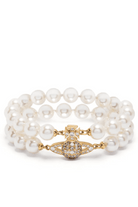Bracciale tre fili di perle Graziella oro - YES SHOPGioielliVIVIENNE WESTWOOD6103006L-02R143-CN-Taglia unica