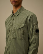 Overshirt verde Chrome - r con zip - YES SHOPGiubbottiC.P. COMPANY20CMOS710A-005904G	-XXS6346145925771