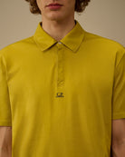 Polo gialla in jersey mercerizzato e logo - YES SHOPPoloC.P. COMPANY20CMPL116A-006374G-XXS3329189703771