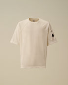 Felpa bianca a maniche corte - YES SHOPFelpeC.P. COMPANY20CMSS034A-002246G-XXS3239189703771