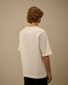 Felpa bianca a maniche corte - YES SHOPFelpeC.P. COMPANY20CMSS034A-002246G-XXS3239189703771