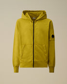 Felpa giallo antico con cappuccio e zip - YES SHOPFelpeC.P. COMPANYMSS081A-002246G-XXS3919189703771