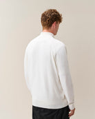 Cardigan in lana panna con zip - YES SHOPMaglioniC.P. COMPANY21CMKN088A/110149A-37431863710971