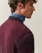 Maglia Fleece Knit Lens Contrast bordeaux - YES SHOPMaglioniC.P. COMPANY21CMKN297A/006170A-35041863710971